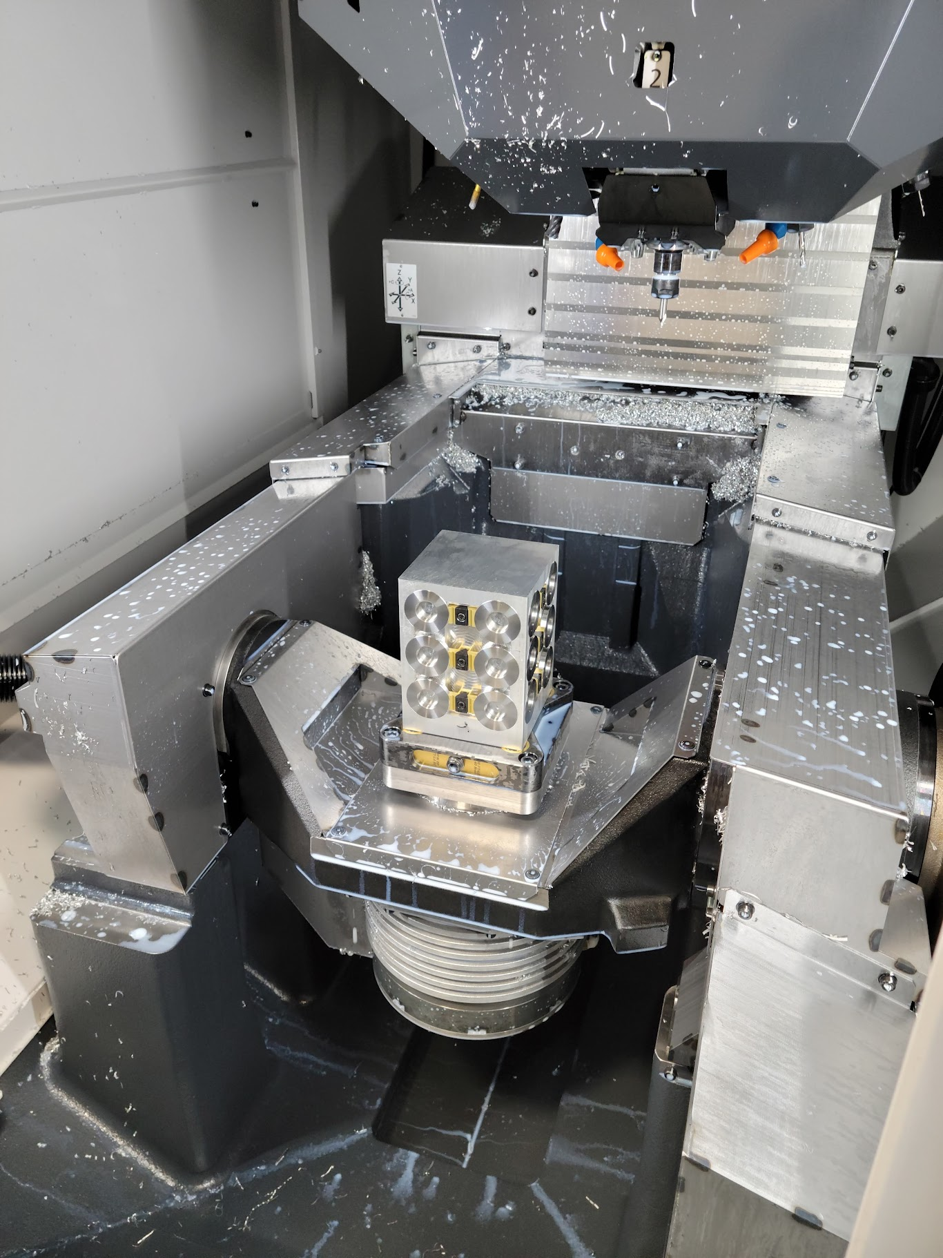 5-axis CNC machining a Revlex component