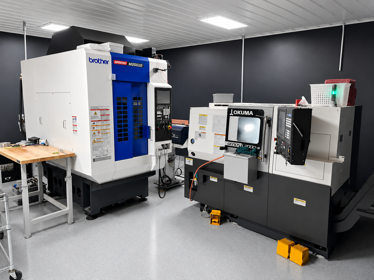 Revlex Precision machine shop floor